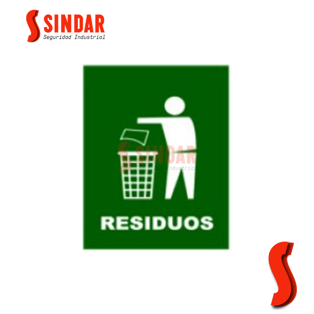 Cartel Residuos 300X400mm Sindar cartel-residuos-300x400mm-sindar