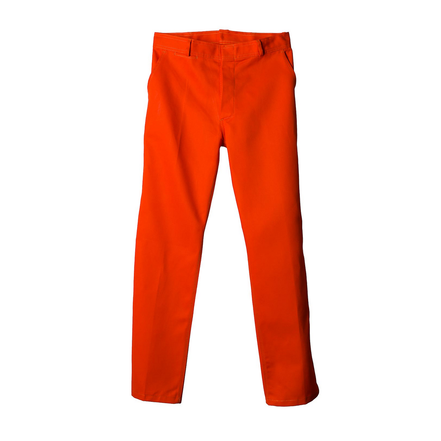 Cómo combinar un pantalón naranja